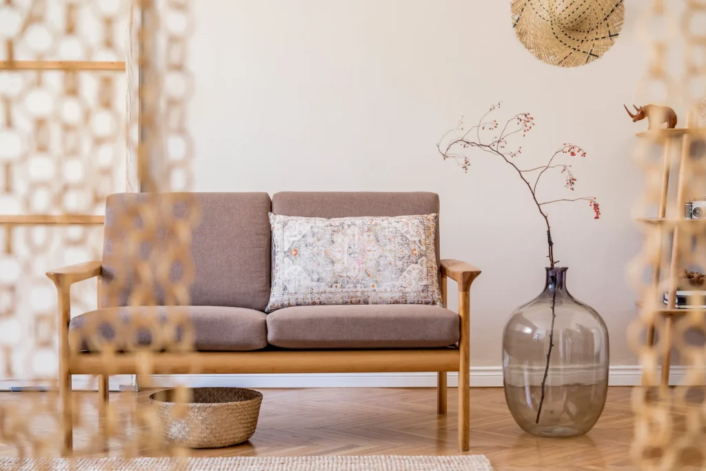 interior design of living room with stylish brown 2026 03 10 01 04 37 utc